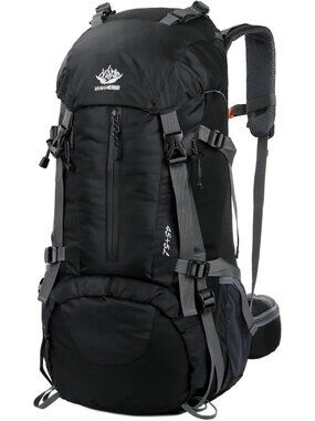 Waterproof 50L Hiking Backpack with Rain Cover - Outdoor Sport Daypack for